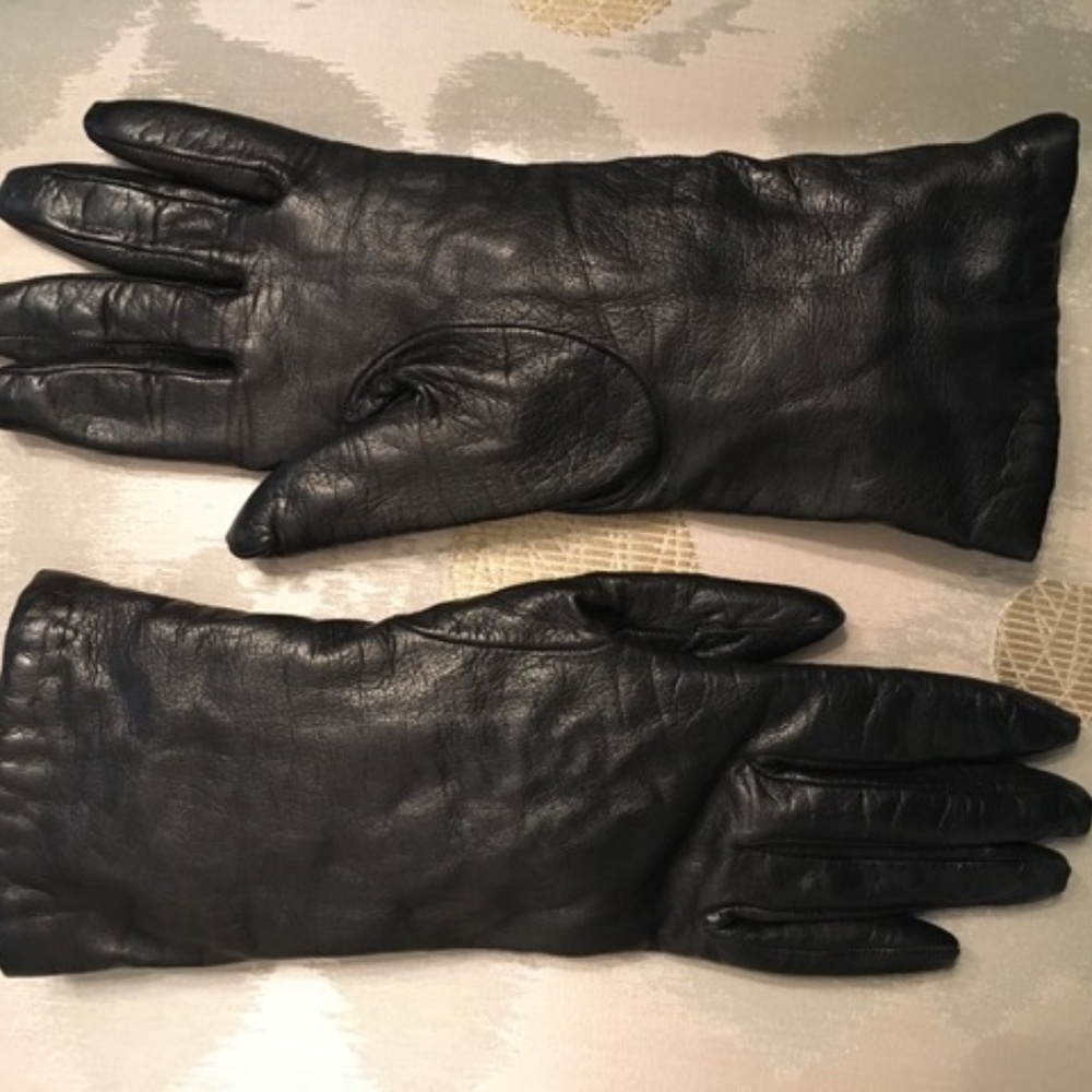 Napa Leather Cashmere Lined Gloves